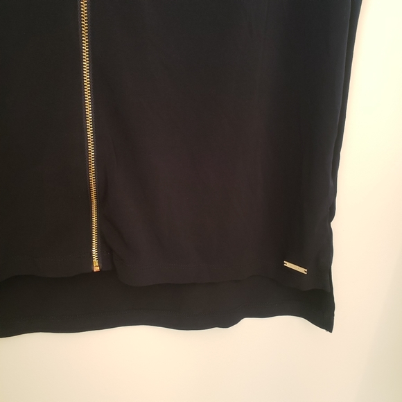 Office Business Casual Work Blouse Tahari Navy Large - Picture 3 of 9